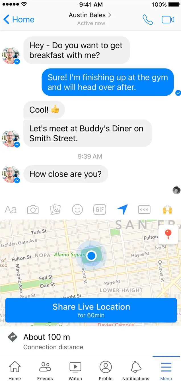 Отслеживание местоположения в Facebook} | Loginhelp